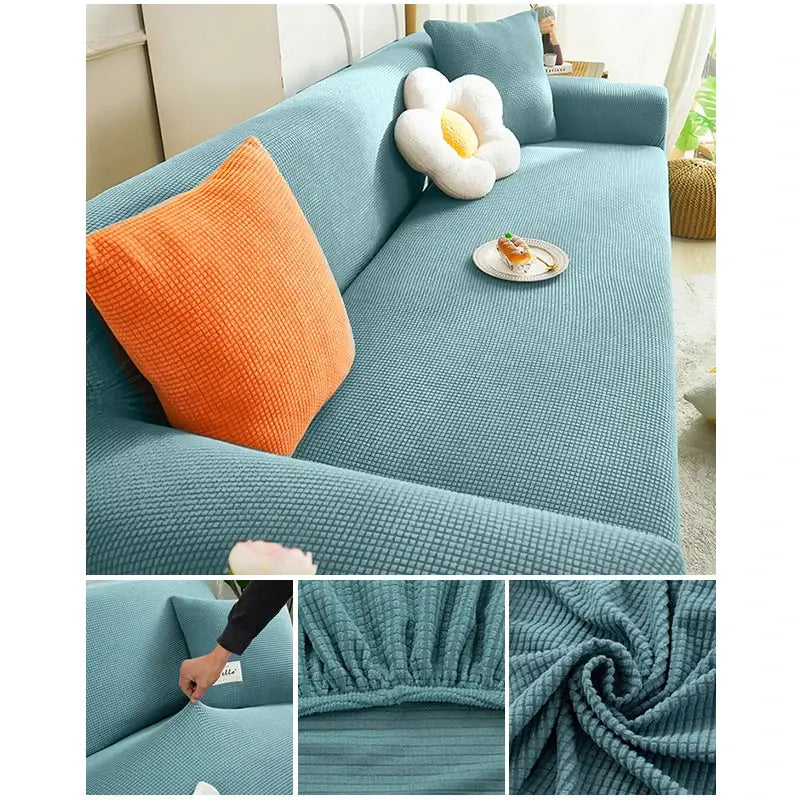 Couverture protection canapé - Bleu Clair / 1 place - 90x130