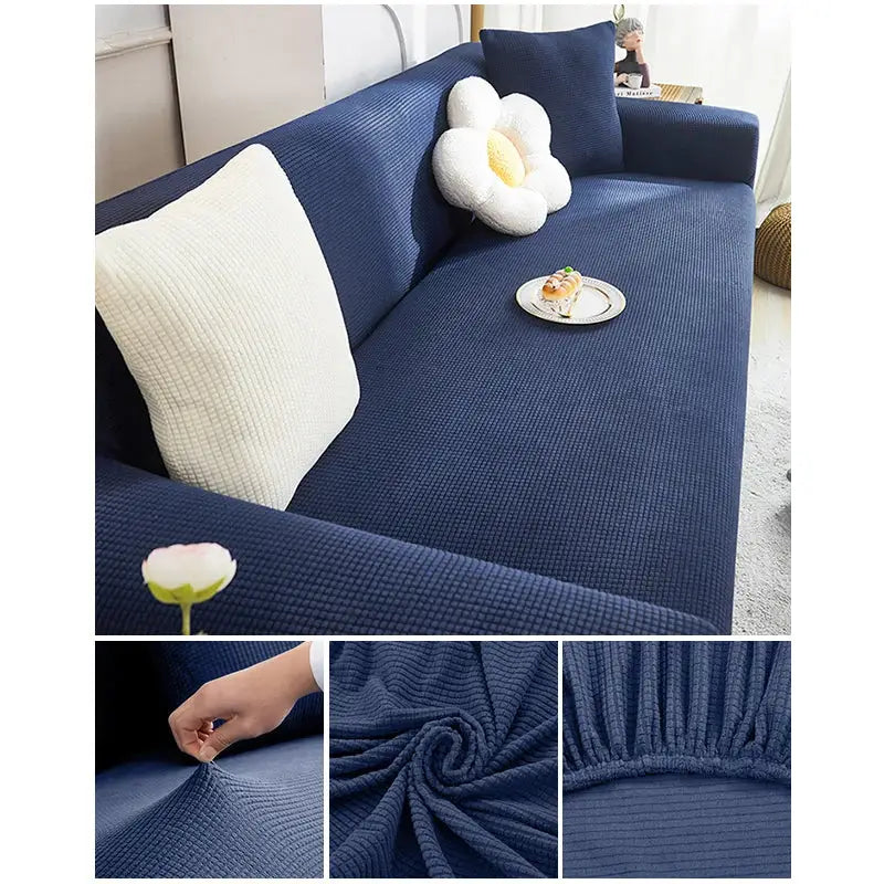 Couverture protection canapé - Bleu Foncé / 1 place - 90x130