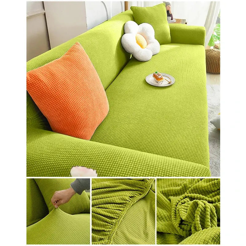 Couverture protection canapé - Vert Clair / 1 place - 90x130