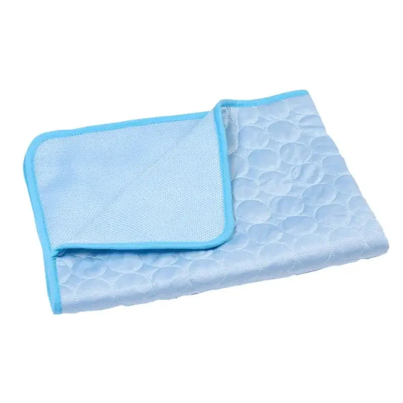 Couverture rafraichissante chat - Bleu Clair / 40x30cm