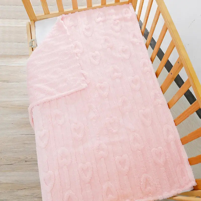 Couverture Rose Bébé