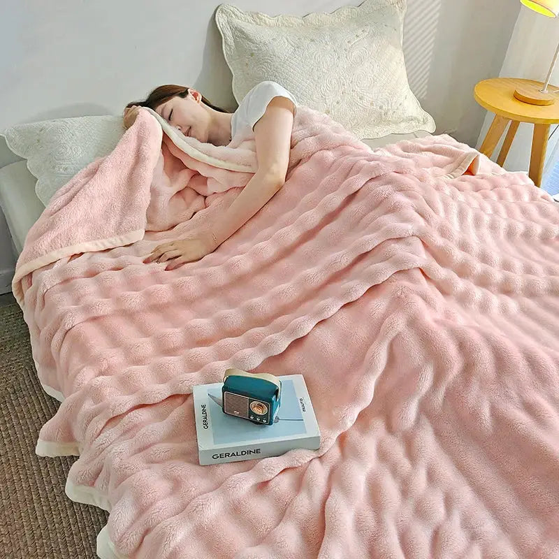 Couverture Rose Poudré