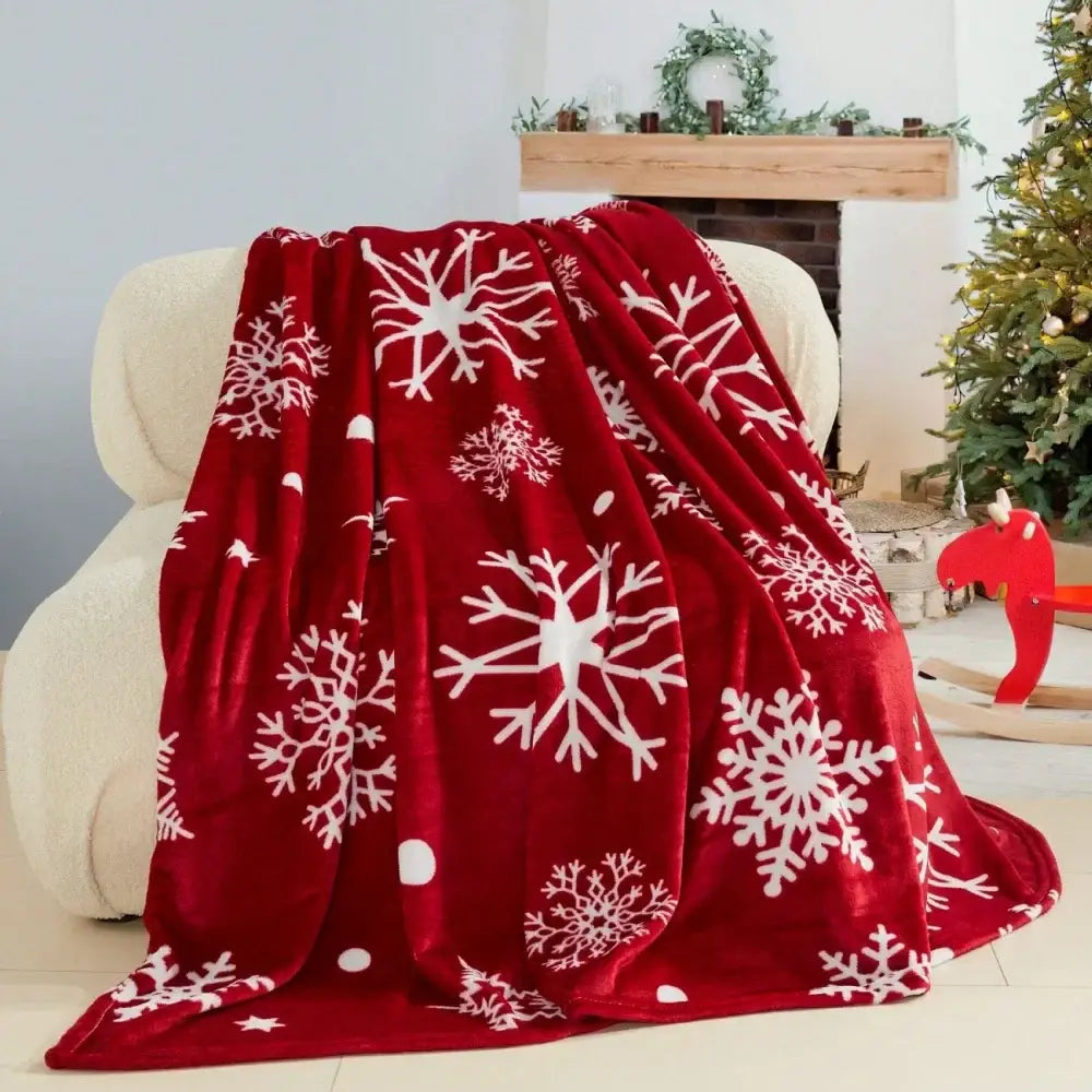 Couverture Rouge Noel - 100x150cm