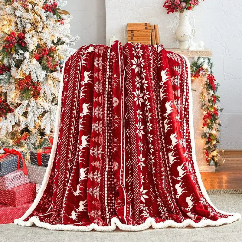 Couverture Rouge Polaire - 70x100cm