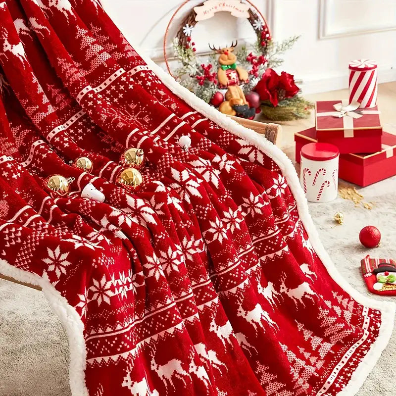 Couverture Rouge Polaire