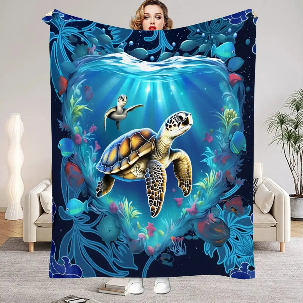 Couverture Tortue - 75x100cm