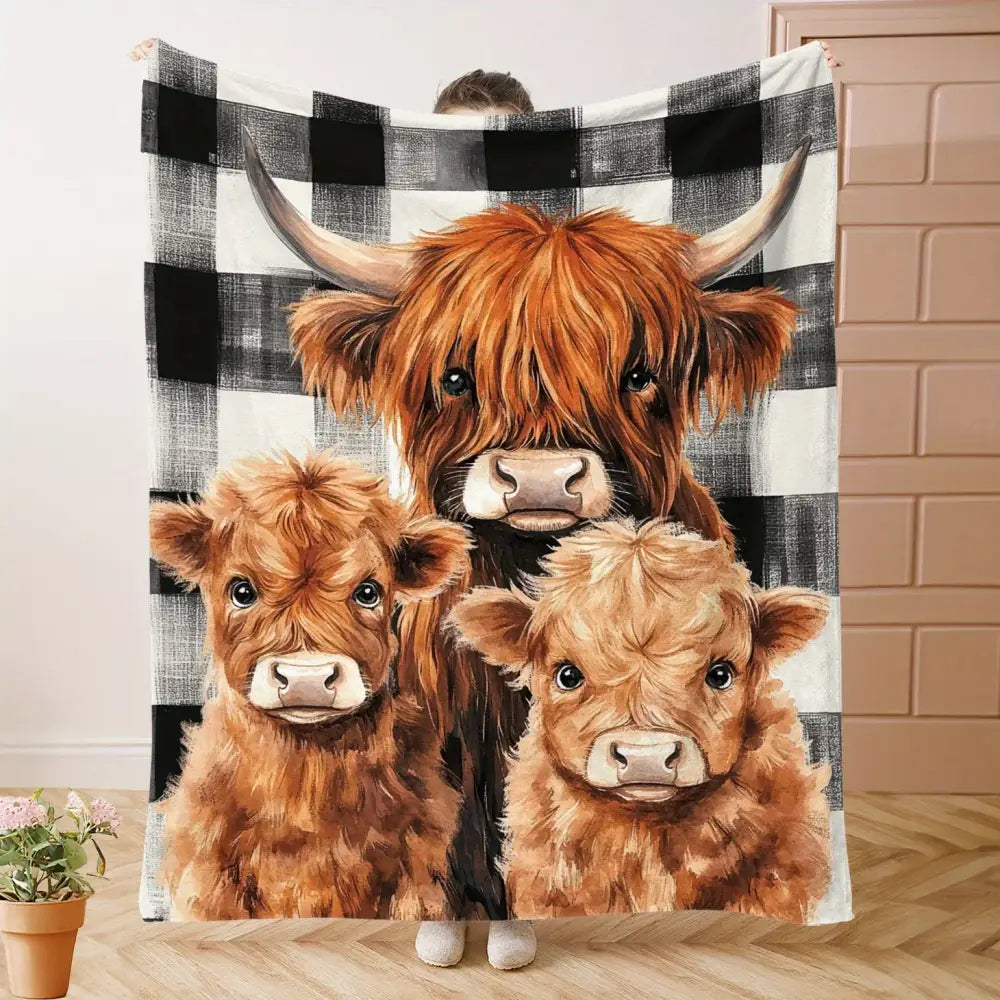 Couverture Vache - 70X100CM