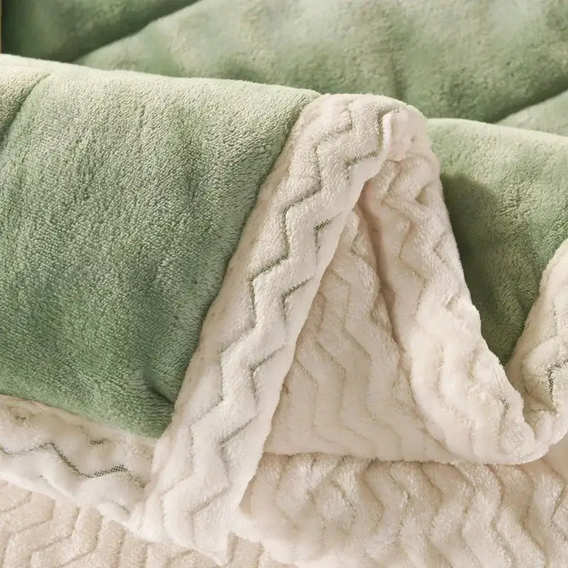 Couverture Vert Olive